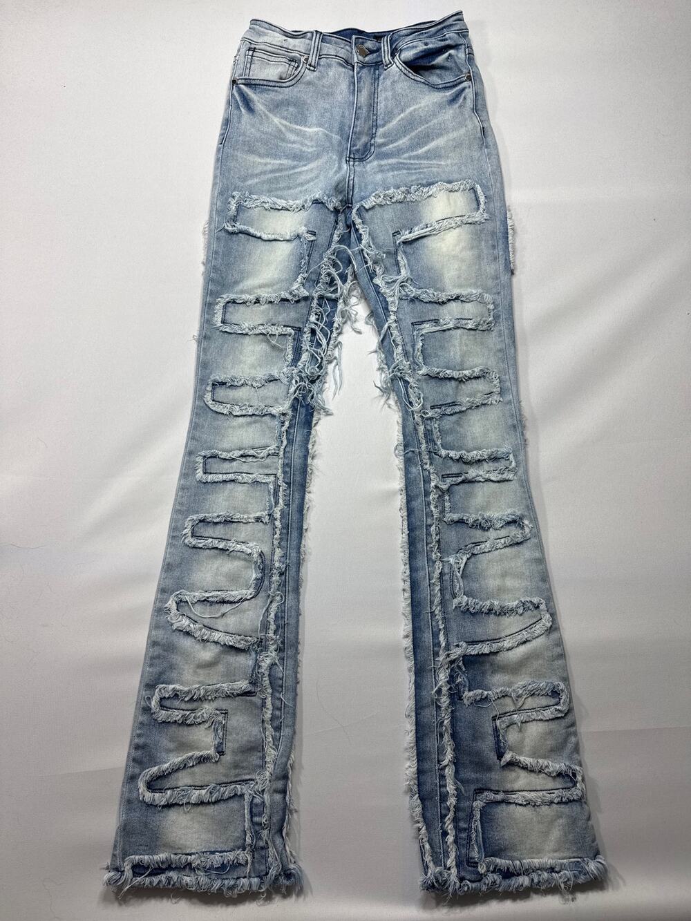 Rockstar Original Women's High‎ Rise Zariyah Stacked Flare Jeans - M (24x34)